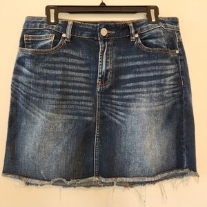Indigo Rein Size 13 Jean Skirt